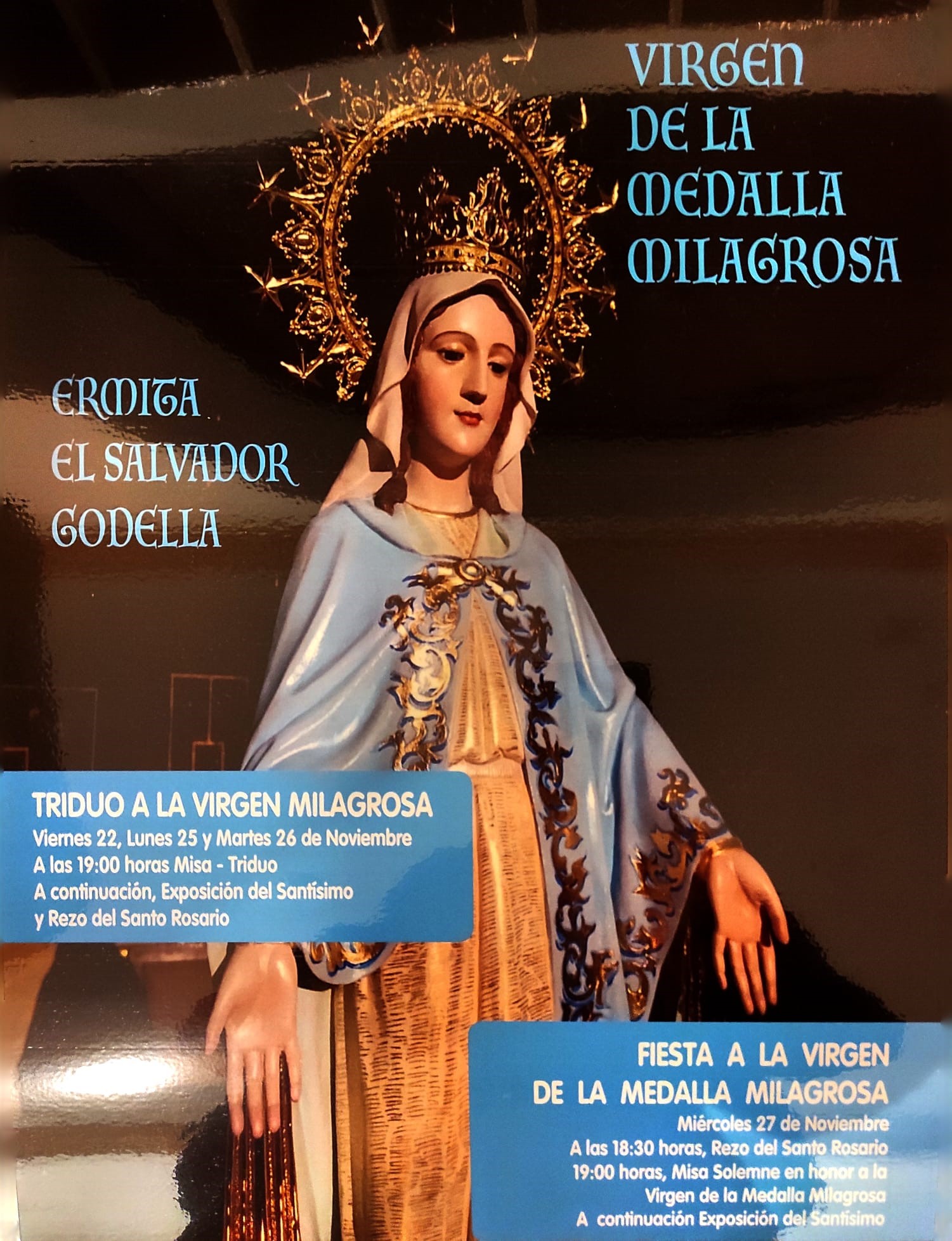 Triduo de la Virgen de la Medalla Milagrosa