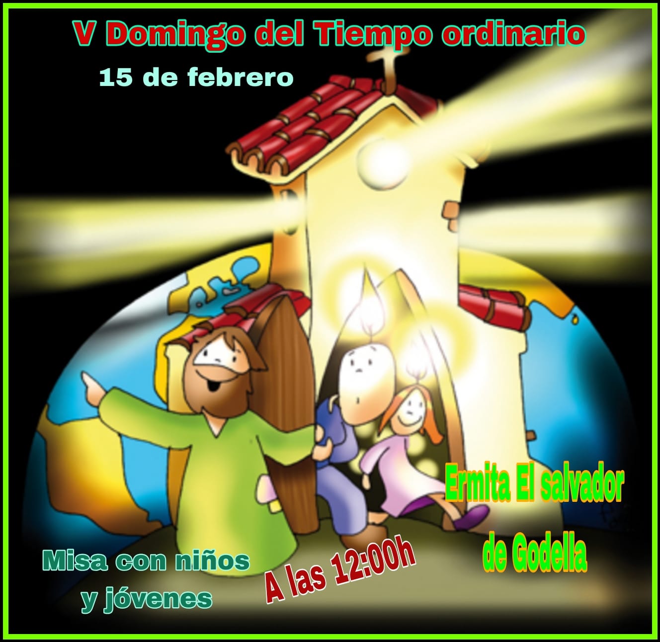 Misa con niños y jóvenes