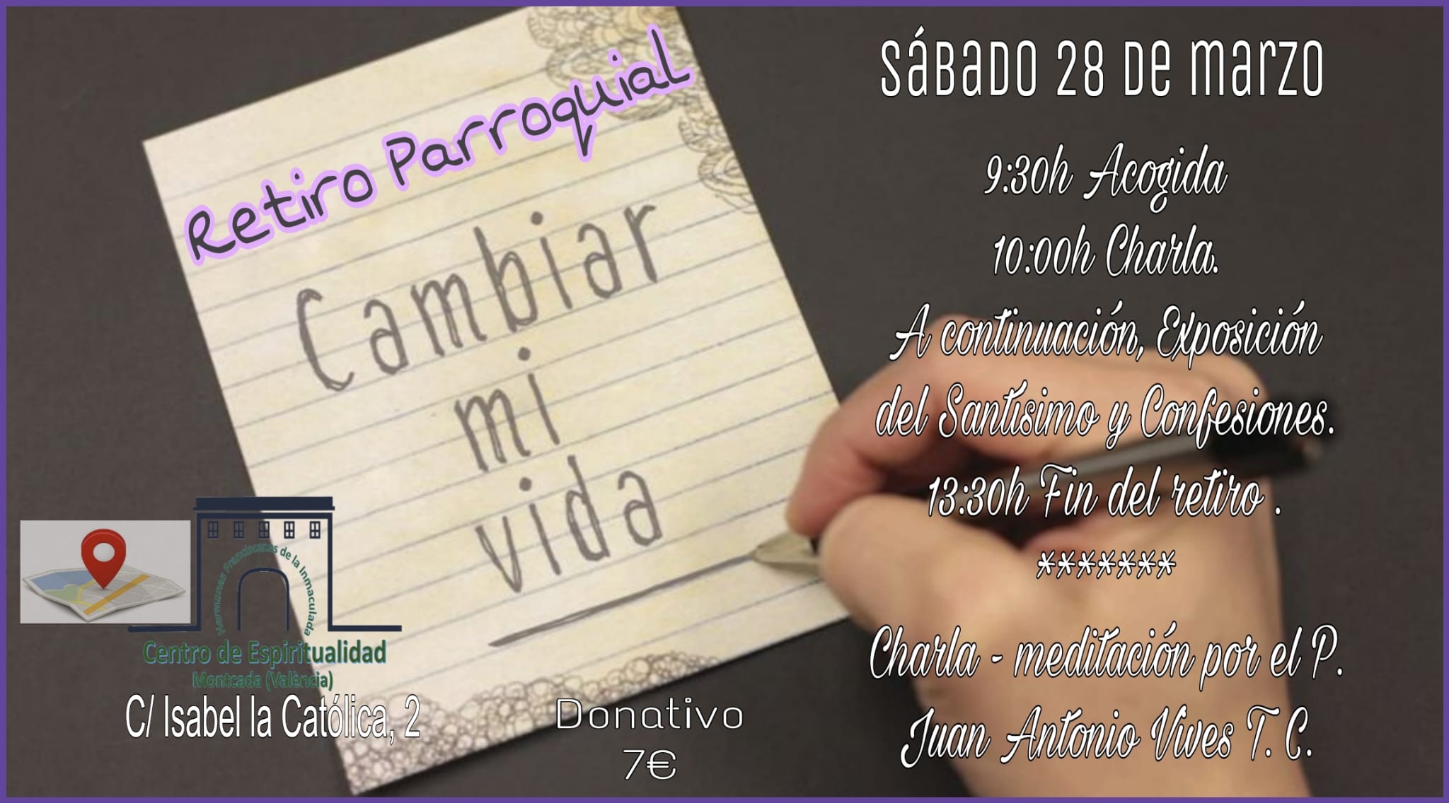 Retiro Parroquial sábado 28 de marzo